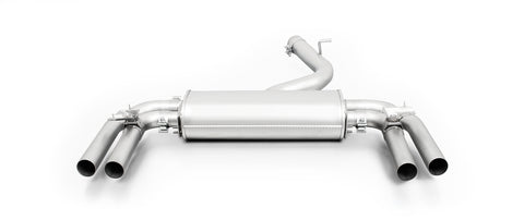 REMUS Sport Exhaust Axle-back-system with 2 integrated electrical valves (optional tips) for Audi S3 Sedan Quattro type 8V
