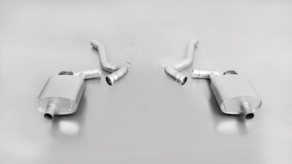 REMUS RACING Sport Exhaust Cat-back-system with integrated valves, incl. 2 connection tubes for Ford Mustang