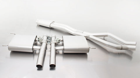 REMUS Sport Exhausts Cat-back-system resonated front section with 2 vacuum operated valves for Jaguar F-Type