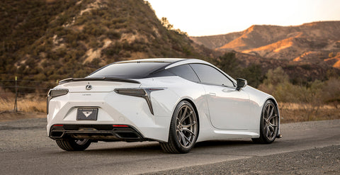 VORSTEINER V-LC Aero Decklid Spoiler Carbon Fiber PP 2X2 Glossy for LEXUS LC