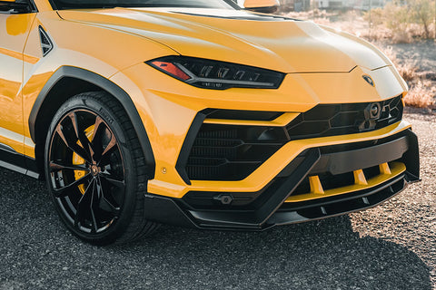 VORSTEINER UX-07 Edizione Aero Front Spoiler Carbon Fiber PP 2x2 Glossy for LAMBORGHINI Urus