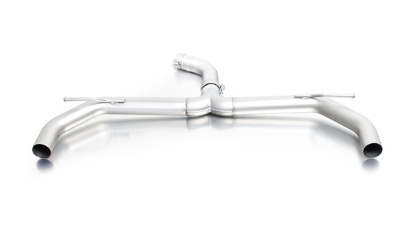 REMUS Dual Non-Resonated Cat-back-system incl. connection tube (non-resonated mid section) for VW Golf VII GTI Performance/Clubsport/Facelift