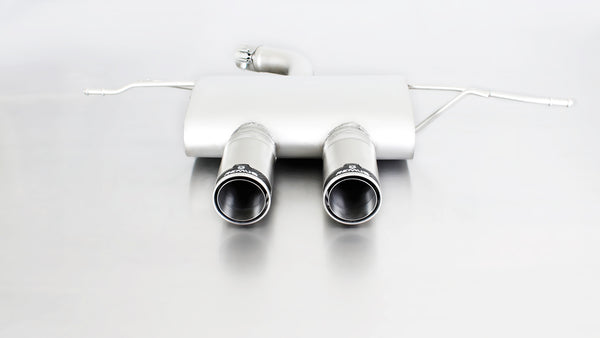 REMUS Sport Exhaust Cat-back-system Center Exit R-Look with 2 polished street race tips for Golf VI GTI/E35