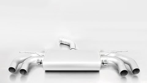 REMUS Quad Resonated Sport Exhaust Cat-back-system (non-resonated mid section) incl. connection tube for VW Golf VII GTI Facelift