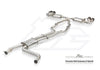 FI Exhaust Porsche 958.1 Cayenne S Hybrid Mid X Pipe + Valvetronic Mufflers + Quad Tips