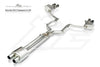 FI Exhaust Porsche 970.2 Panamera V6 Mid Muffler X Pipe + Valvetronic Mufflers + Quad Tips