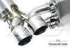 FI Exhaust Porsche 997.2 Turbo Catless Mid Pipe + Valvetronic Mufflers + Quad Tips