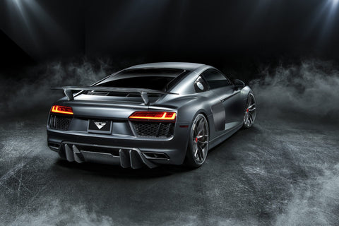VORSTEINER Audi R8 VRS Aero Wing Carbon Fiber PP 2x2 Glossy(V10+ ONLY)