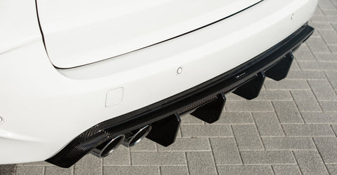 VORSTEINER VRS Aero Rear Diffuser Carbon Fiber PP 2X2 Glossy for BMW F85/F86 X5M/X6M