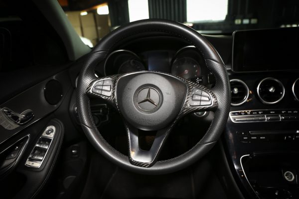 ARMASpeed Mercedes-Benz W205 Dry Carbon Steering Wheel Cover