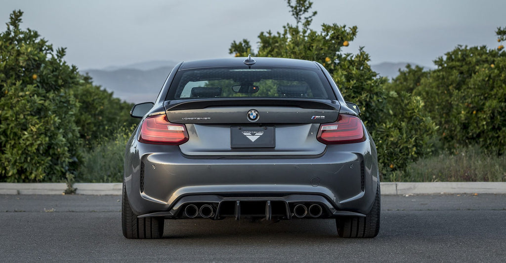 VORSTEINER VRS Aero Decklid Spoiler Carbon Fiber PP 2x2 Glossy for