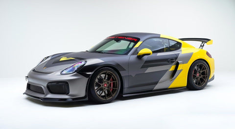 VORSTEINER V-CS Aero Front Splitter Carbon Fiber 1x1 Glossy for PORSCHE 981 Cayman GT4