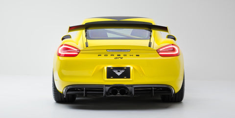 VORSTEINER V-CS Aero Rear Diffusers Carbon Fiber 1x1 Glossy for PORSCHE 981 Cayman GT4