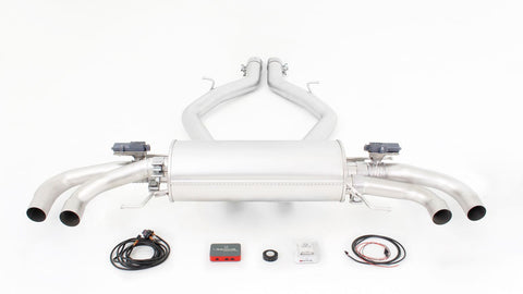 REMUS Axle-back-system RACING outlet tubes with REMUS sound controller(app compatible)