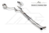 FI Exhaust Porsche 971 Panamera Turbo Mid Muffler X Pipe + Valvetronic Mufflers + Quad Tips