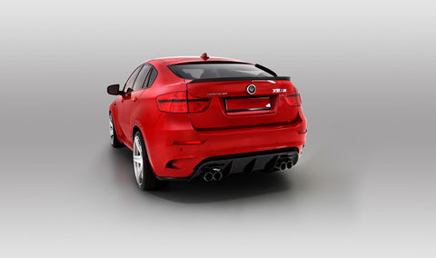 VORSTEINER VRS Aero Rear Diffuser Carbon Fiber PP 1x1 Glossy for BMW E71 X6M