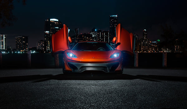 VORSTEINER V-MC Aero Front Splitter Carbon Fiber PP 2x2 Glossy for MCLAREN MP4-12C Coupe & Spyder