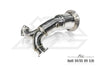 FI Exhaust Audi S4/S5 (B9) Front Pipe + Mid X Pipe + Rear Mufflers + Quad Silver Tips
