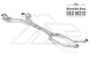 FI Exhaust Mercedes-Benz E63 Mid X Pipe + Valvetronic Mufflers + Quad Tips