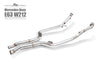 FI Exhaust Mercedes-Benz E63 Mid X Pipe + Valvetronic Mufflers + Quad Tips
