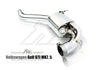 FI Exhaust VW Golf GTI MK7.5 Front Pipe + Rear Pipe + Mid Valvetronic Mufflers + Dual Tips
