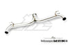 FI Exhaust VW Golf GTI MK7.5 Front Pipe + Rear Pipe + Mid Valvetronic Mufflers + Dual Tips