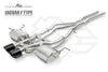 FI Exhaust Jaguar F-Type V6 Mid Pipe + Valvetronic Mufflers + Dual Tips