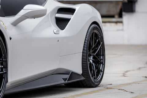 VORSTEINER 488 Aero Sideskirts Carbon Fiber PP 1x1 Glossy for FERRARI 488