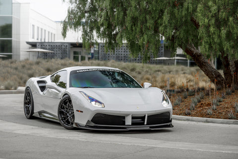 VORSTEINER 488 Aero Front Spoiler Carbon Fiber PP 1x1 Glossy for FERRARI 488