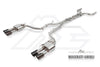 FI Exhaust Maserati Ghibli Front Pipe + Mid X Pipe + Valvetronic Mufflers + Quad Tips