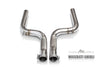 FI Exhaust Maserati Ghibli Front Pipe + Mid X Pipe + Valvetronic Mufflers + Quad Tips