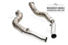 FI Exhaust Maserati Ghibli Front Pipe + Mid X Pipe + Valvetronic Mufflers + Quad Tips