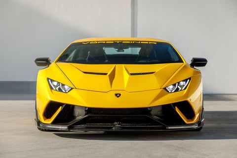 VORSTEINER Vincenzo Edizione Aero Front Spoiler Carbon Matrix PP Glossy for LAMBORGHINI Huracan Performante