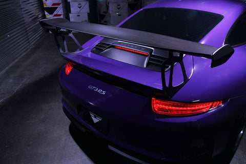 VORSTEINER V-RS Aero Wing Blade w/ End Caps Carbon Fiber PP 2x2 Satin for PORSCHE 991 GT3-RS