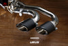 FI Exhaust Lamborghini Urus Catback Valvetronic Mufflers + Quad Tips