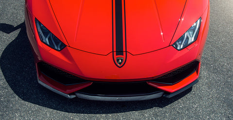 VORSTEINER Verona Edizione Aero Front Spoiler Carbon Fiber PP 2x2 Glossy for LAMBORGHINI Huracan Performante
