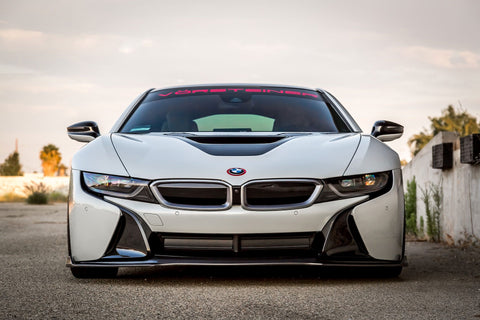 VORSTEINER VR-E Aero Front Spoiler Carbon Fiber PP 1x1 Glossy for BMW i8
