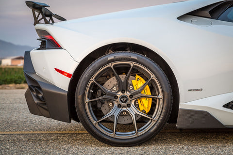 VORSTEINER Novara Edizione Aero Wing Blade w/ Aluminum Uprights Carbon Fiber PP 2x2 Glossy for LAMBORGHINI Huracan Performante
