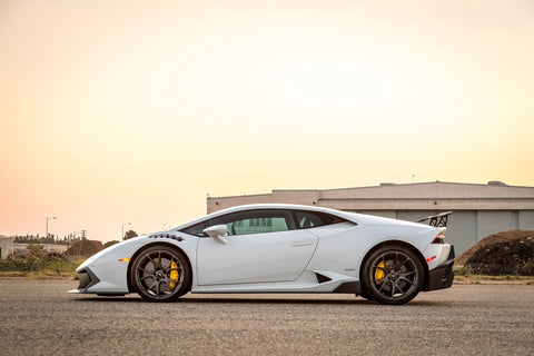 VORSTEINER Novara Edizione Aero Side Blades Carbon Fiber PP 2x2 Glossy for LAMBORGHINI Huracan Performante