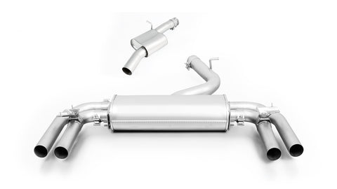 REMUS RACING Sport Exhaust Cat-back-system with 2 integrated electrical valves (optional tips) for Audi S3 Sedan Quattro type 8V