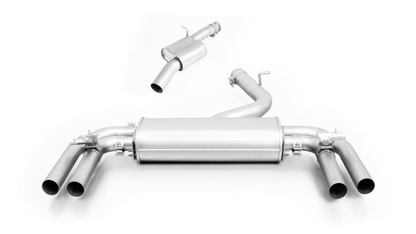 REMUS Resonated Sport Exhaust Cat-back-system with 2 integrated electrical valves (optional tips) for Audi S3 Sedan Quattro type 8V