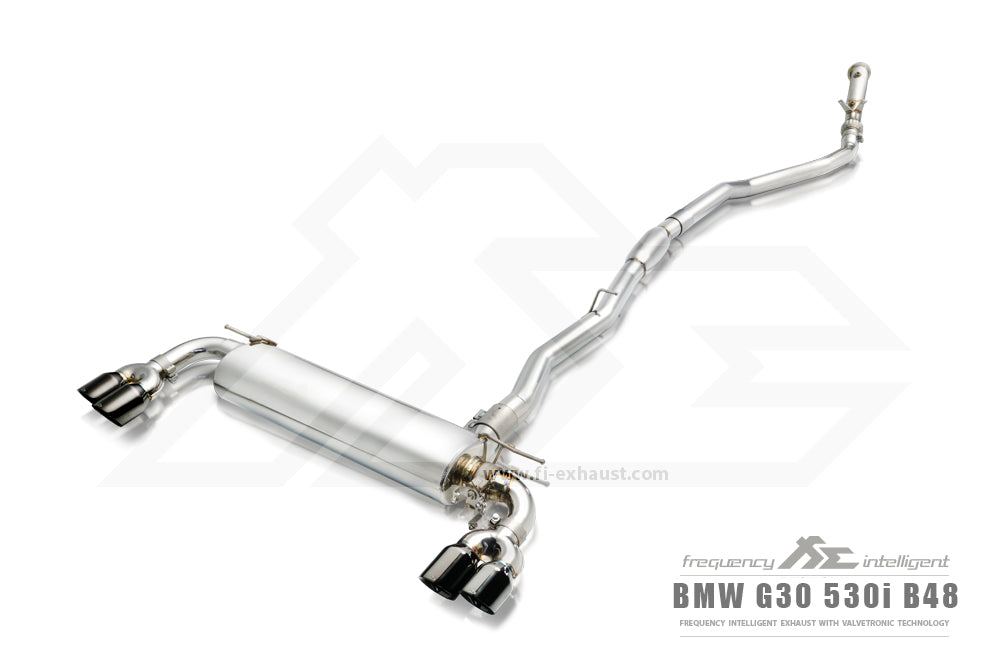 Electronic exhaust system at BMW G30