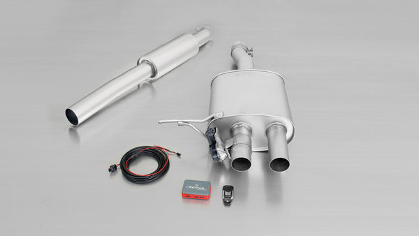 REMUS Sport Exhaust Cat-back-system with integrated valve (optional tips) for MINI Cooper S F57 Cabrio