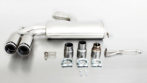 REMUS Sport Exhaust Axle-back-system left side with 2 street race tail pipes for VW Golf V GTI/E30