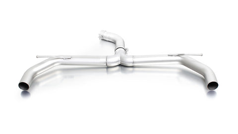 REMUS Dual Non-Resonated Axle-back-system incl. connection tube (optional tail pipes) for VW Golf VII GTI Performance/Clubsport/Facelift