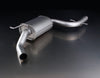 REMUS Resonated Sport Exhaust Cat-back-system left side with 2 street race tail pipes for VW Golf V GTI/E30