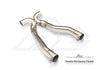 FI Exhaust Porsche 958.1 Cayenne S Hybrid Mid X Pipe + Valvetronic Mufflers + Quad Tips