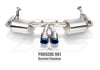 FI Exhaust Porsche 981 Boxster/Cayman Mid Pipe + Valvetronic Mufflers + Dual Tips