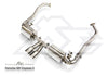 FI Exhaust Porsche 987 Boxster/Cayman Mid Pipe + Valvetronic Mufflers + Dual Tips