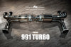 FI Exhaust Porsche 991/991.2 Turbo Catless Mid Pipe + Valvetronic Mufflers